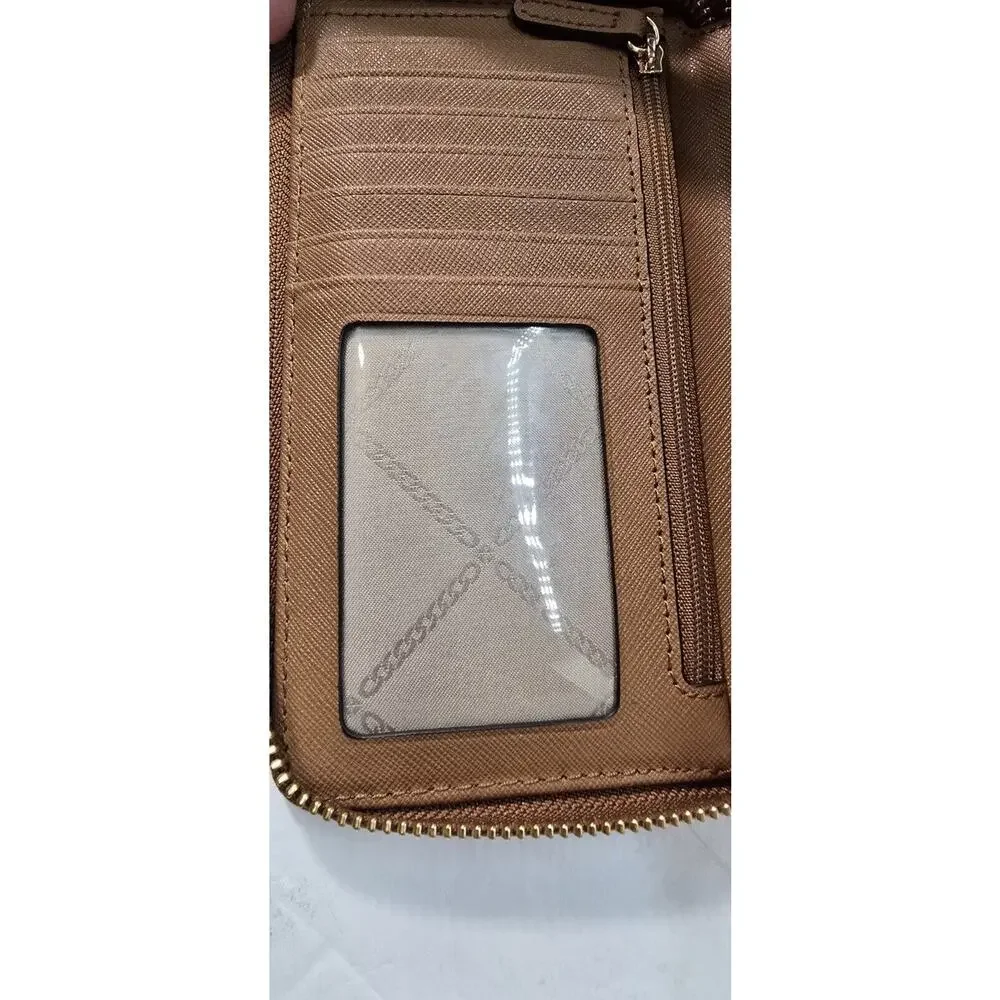 Michael Kors Jet Set Travel Multifunction Flat Large Phone‎ Case Wallet No Strap